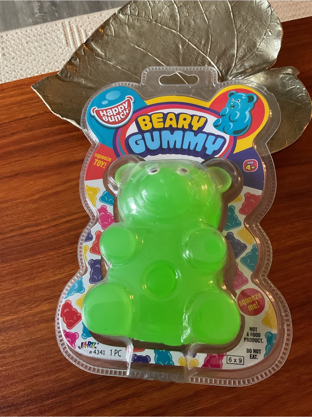 Beary Gummy Squeeze Toy - Green